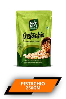 Nickmics Pistachio Roasted & Salted 250gm